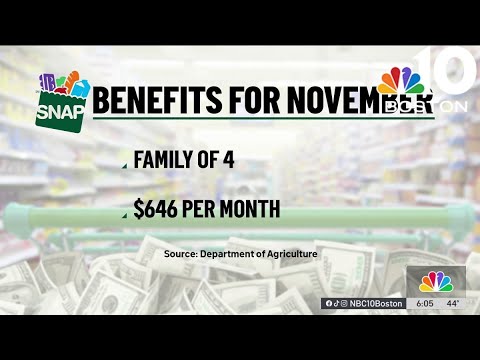 SNAP recipients will now receive 65% of benefits in November